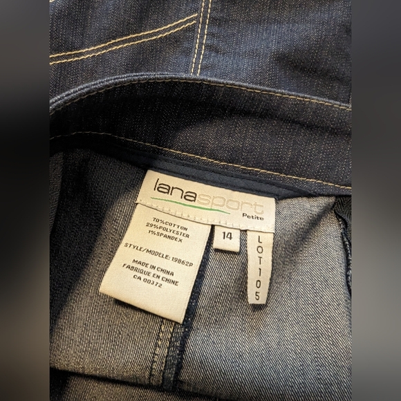 Lana Sport Denim Skirt. Midi. Size 14. 34 Waist . Like new. - Picture 5 of 8